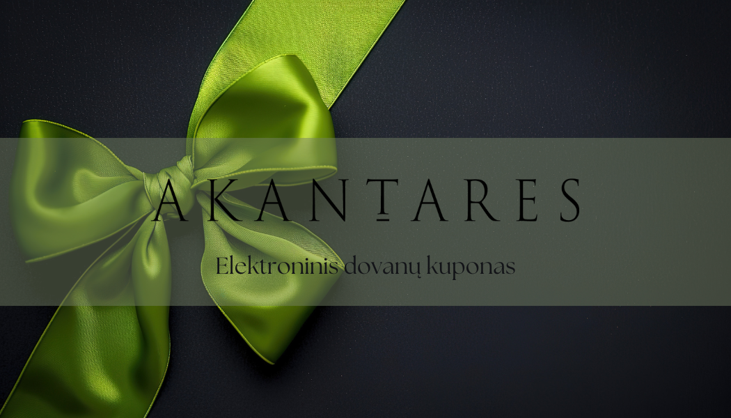 Akantares elektroninis dovanų kuponas