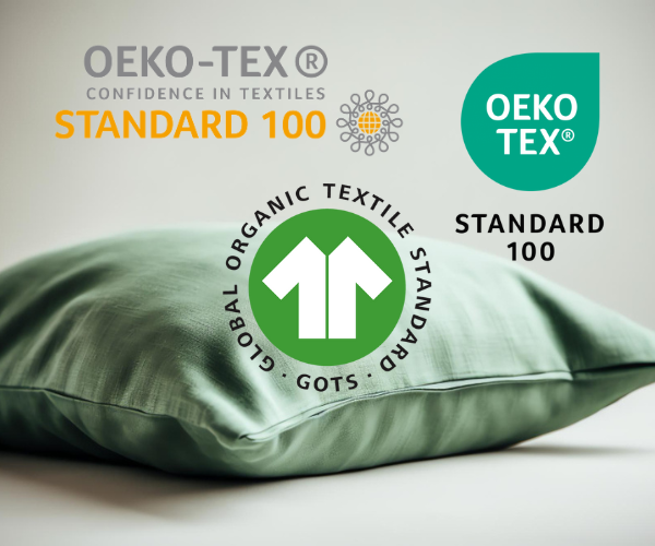 OEKO-TEX® ir GOTS sertifikatai: ką jie reiškia ir kodėl jie svarbūs jūsų sveikatai?