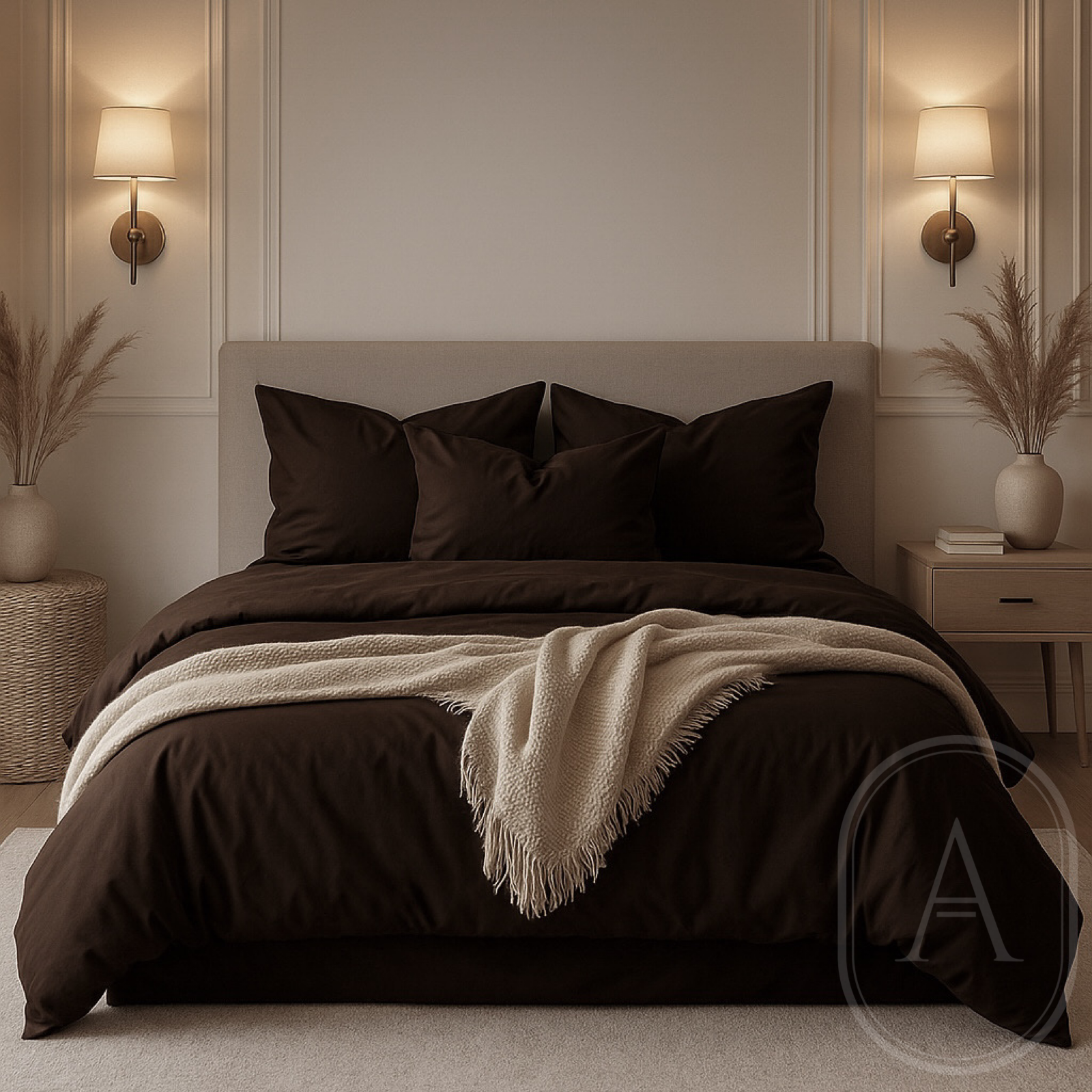 Šokoladinis patalynės komplektas „ARABICA“